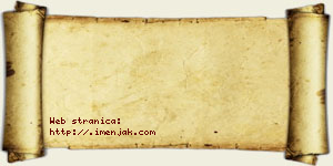 Anđela Čalošević vizit kartica